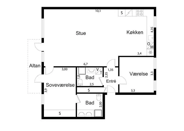 Lägenhet Lux Apartment, 2 Full Bathrooms *